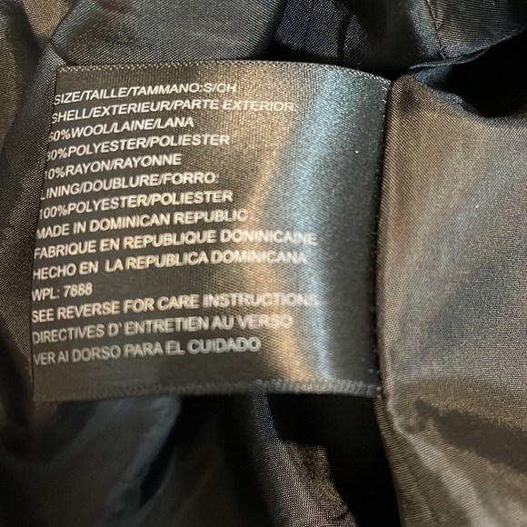 Michael Kors women’s black pea coat size S - Picture 12 of 14